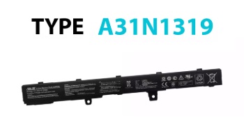 BATERÍA ASUS X451 TYPE A31N1319, X551-4, ASX551-33Wh *ORIGINAL*
