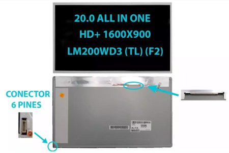 PANTALLA 20.0 AIO LM200WD3 (TL) (F2) AIO HD+ 1600X900