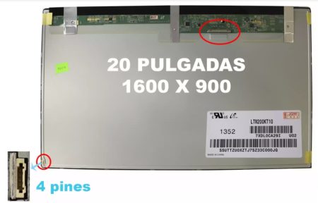 PANTALLA 20 PULGADAS LED AIO LTM200KT10