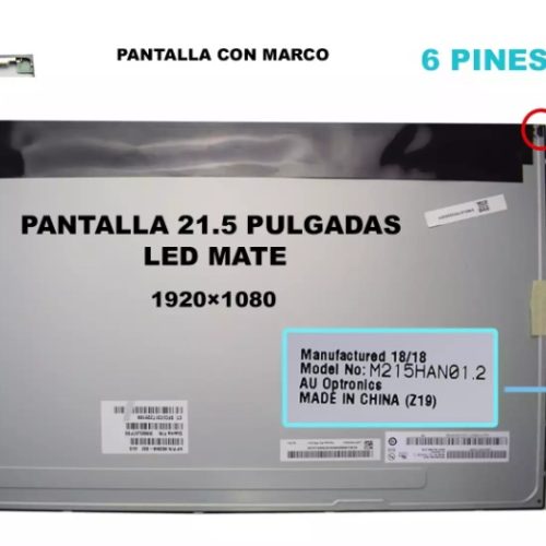 PANTALLA AIO 21.5 AIO, M215HAN01.2