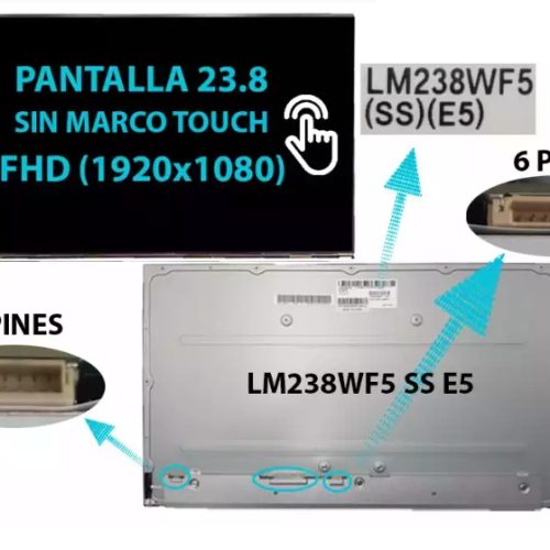 PANTALLA AIO 23.8 PULGADAS TACTIL FHD(1920x1080) SIN MARCO AIO