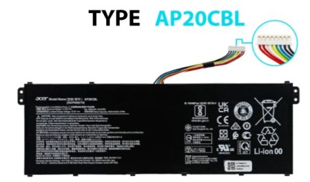 BATERÍA ACER TYPE AP20CBL 11.55V 4590Mah 5300Wh 3S1P Aspire 5 A515-46-R14K *ORIGINAL*