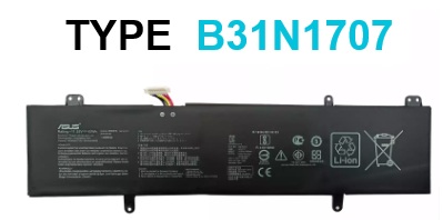 BATERÍA ASUS VIVOBOOK S14 S410UQ S410UQNH74 TYPE B31N1707 INTERNA *ORIGINAL*