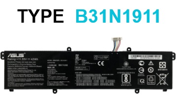 BATERÍA ASUS VIVOBOOK FLIP TP470EA TP470EZ X421D TYPE C31N1911 B31N1911 INTERNA *ORIGINAL*