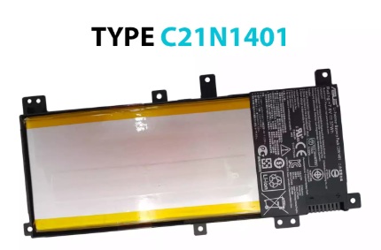 BATERÍA ASUS TYPE C21N1401 C21NI401 X455LA X455 X455LD INTERNA *ORIGINAL*