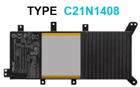 BATERÍA ASUS TYPE C21N1408 VIVOBOOK 4000 V555L MX555 INTERNA *ORIGINAL*