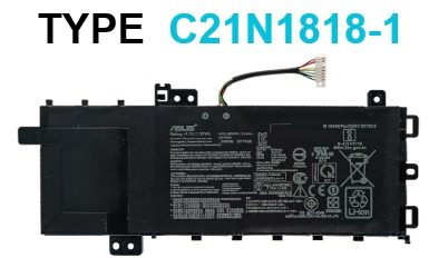 BATERÍA ASUS VIVOBOOK 14 A412FA X412UA X412FJ PRO 14 R424FA TYPE C21N1818-1 B21N1818-1 INTERNA *ORIGINAL*