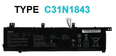 BATERÍA ASUS VIVOBOOK S14 S432FA S432FL S15 S532FA S532FL X432FA X432FL X432FLC X532FA X532FL X532FLC S432FA-EB008 TYPE C31N1843 INTERNA *ORIGINAL*