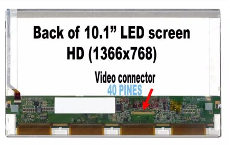 PANTALLA 10.1 LED CONECTOR DERECHO