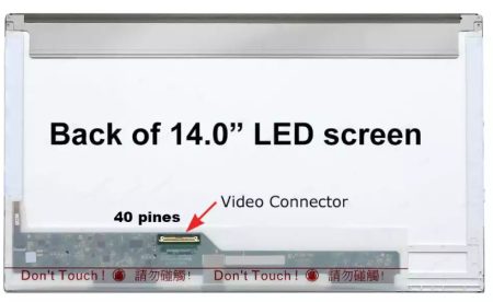 PANTALLA 14.0 LED 40 PINES 1366x768