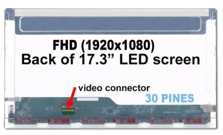 PANTALLA 17.3 LED 30 PINES 1920*1080