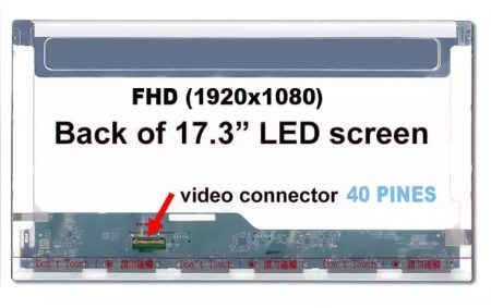 PANTALLA 17.3 LED 40 PINES 1080P FULL HD