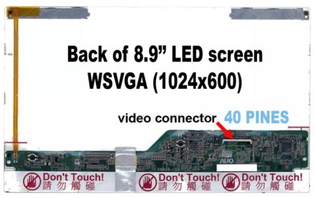 PANTALLA 8.9 LED 40 PINES WSVGA(1024X600)