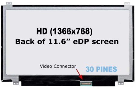 PANTALLA 11.6 LED SLIM 30 PINES DPS ARRIBA/ABAJO