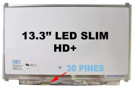 PANTALLA 13.3 LED SLIM 30 PINES HD+ ULTRA SLIM