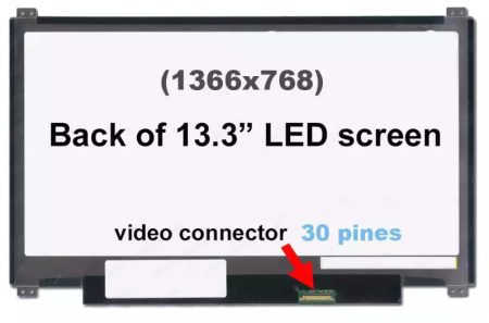 PANTALLA 13.3 LED SLIM 30 pines arriba / abajo