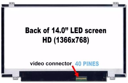 PANTALLA 14.0 LED SLIM 40 PINES HD(1366x768)