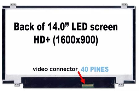 PANTALLA 14.0 LED SLIM 40 PINES HD+ 1600x900