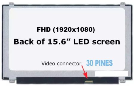 PANTALLA 15.6 LED SLIM 30 PINES FHD(1920*1080)