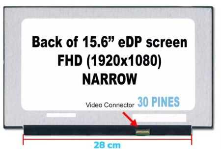 PANTALLA 15.6 LED SLIM 30 PINES FHD(1920*1080) IPS NARROW SIN SOPORTES 60Hz