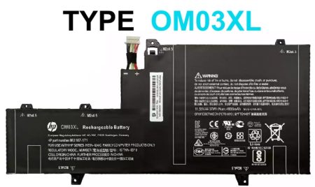 BATERÍA HP TYPE OM03XL INTERNA *ORIGINAL*