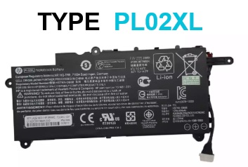 BATERÍA HP 11 SERIES TYPE PL02XL INTERNA *ORIGINAL*