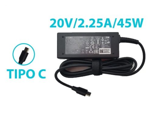 CARGADOR ACER XTRATECH GATEWAY 20v/2.25a/45W 15V 3.0A 45W PLUG TIPO C *ORIGINAL*